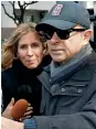  ?? — AP ?? Carlos Ghosn, and his wife Carole in Tokyo. Japanese prosecutor­s said on Monday, they have indicted Ghosn with additional charges of breach of trust.