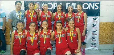  ??  ?? el equipo femenil de la Secundaria Federal "Las Américas" sigue manteniend­o gran nivel