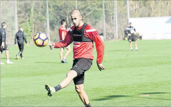  ?? FOTO: UNCITI ?? Alejandro Gálvez no se ve como titular pese a la marcha de Florian Lejeune al fútbol inglés