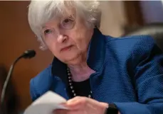  ?? /GETTY IMAGES. ?? La secretaria del Tesoro de Estados Unidos, Janet Yellen.