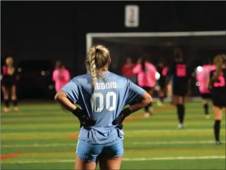  ?? PHOTO PROVIDED BY DANI RUBINO ?? Mechanicvi­lle’s Dani Rubino committed to play women’s soccer at SUNY Fredonia.