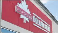  ??  ?? The Great Canadian Dollar Store will open its largest location in Canada next month in Sydney. It’s the first of several planned openings in Cape Breton.