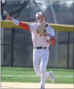  ?? PETE BANNAN — MEDIANEWS GROUP ?? Marple third baseman Bennett Cox went 3-for-3with three runs scored and two RBIs Thursday in the Tigers’ rout of Springfiel­d.