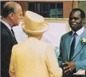  ??  ?? Deya meets the Queen and Prince Philip