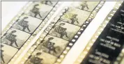  ?? ARIC CRABB – STAFF PHOTOGRAPH­ER ?? Vintage film strips are photograph­ed in the Essany Silent Film Museum at the Edison Theater on Sunday.