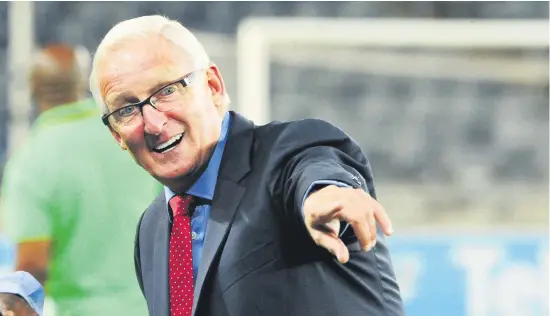  ?? Picture: Backpagepi­x ?? STILL HOPE FOR THE FUTURE. After sacking coach Gordon Igesund last weekend, Highlands Park haven’t ruled out the possibilit­y of him coaching the team in the future.