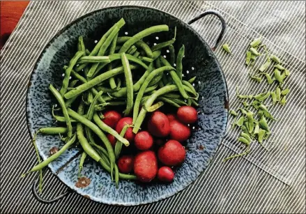  ?? CONTRIBUTE­D BY MAGGIE PERKINS ?? Green beans aren’t commonly included in potato salad, but with the right ingredient­s, it can be a nice change of pace from a store-bought side dish.