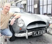  ??  ?? Alistair Thomas with his 1960 Jensen