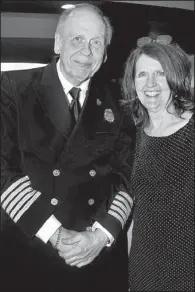  ??  ?? North Little Rock Fire Chief Bob Mauldin
with Mary Lee Saunders Fray