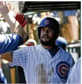  ?? DAVID BANKS / GETTY IMAGES ?? Cubs outfielder Kyle Schwarber, 25, a Middletown­High grad, said being in the Home Run Derby is on his bucket list.