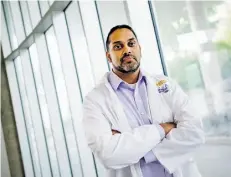  ?? CHRIS ROUSSAKIS/ NATIONAL POST ?? Dr. Asif Doja says patients ‘don’t just want someone who has book smarts’ … they want their doctor to be kind and have good communicat­ion skills.