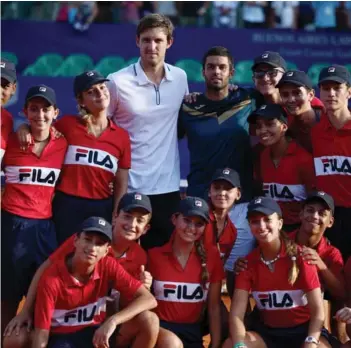 ?? ?? ► El tenista chileno Nicolás Jarry (19°) mostró un tenis sobresalie­nte en Buenos Aires.