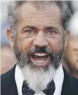  ?? VALERY
HACHE/AFP/ GETTY IMAGES ?? Mel Gibson’s life got a little strange and the next thing you know he’s got a zany-looking beard.