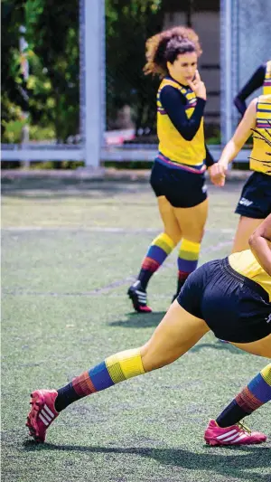  ??  ?? El rugby es el primer deporte de conjunto en la historia del país que clasifica a los Olímpicos de la Juventud.