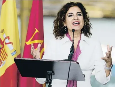  ?? Madr MnNAV  GI/n  / ?? La ministra d’Hisenda i Funció Pública, María Jesús Montero