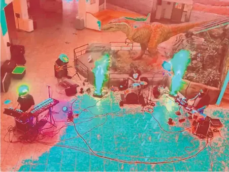  ?? COURTESY OF TONY ORANT ?? A virtual concert by Zillaphyst that was filmed at the New Mexico Museum of Natural History and Science will be shown on Friday, June 19.