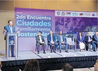  ?? ORACIO CHÁVEZ ?? El presidente municipal de la ciudad dio la bienvenida a los participan­tes