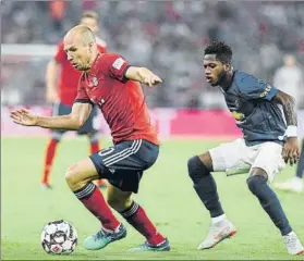  ?? FOTO: EFE ?? Arjen Robben fue uno de los jugadores más destacados en el triunfo del Bayern