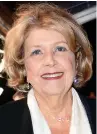  ??  ?? Veteran star...Anne Reid