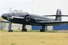  ?? GAVIN YOUNG ?? The CF-100 Canuck displayed outside the Hangar Flight Museum in northeast Calgary is “in pretty rough shape” from decades of exposure to the elements, according to the museum’s board chair.