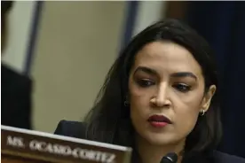  ?? ?? Ocasio-Cortez supports legislatio­n to make it easier for nonconsens­ual AI pornograph­y victims to sue publishers, distributo­rs and consumers of X-rated digital forgeries. Photograph: Anadolu Agency/Getty Images