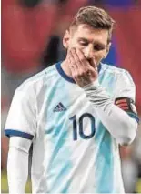 ?? EFE ?? Leo Messi, con Argentina