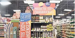  ??  ?? varias tiendas de la ciudad ya cuentan con exhibidore­s con los productos 100% locales