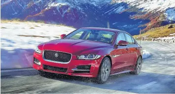  ??  ?? The Jaguar XE delivers a slickly executed take on the compact executive genre