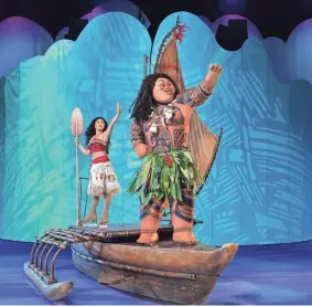  ?? PHOTO PROVIDED ?? “Disney on Ice Presents Dream Big” will bring characters and scenes from several hit Disney animated movies, including “Moana,” to the 2021 Oklahoma State Fair.