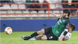  ?? JORGE SÁNCHEZ ?? Los visitantes no mostraron nivel para derrotar al Pachuca.