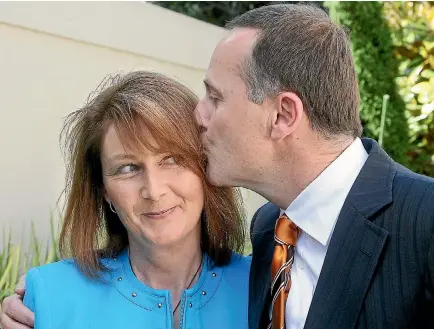  ?? PHOTO: JOHN SELKIRK/FAIRFAX NZ ?? Bronagh and John Key at their home in Auckland’s Parnell after he was named the National Party’s new leader in November 2006.