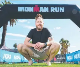  ?? Picture: Mark Wilson ?? Former Geelong Supercat Kris Blicavs will be among the starters at the Ironman 70.3 in Geelong this Sunday.