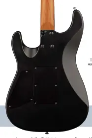  ??  ?? The signature model was made in Charvel’s Japanese facility