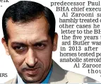  ?? REUTERS ?? Eye of the storm: Al Zarooni after his hearing