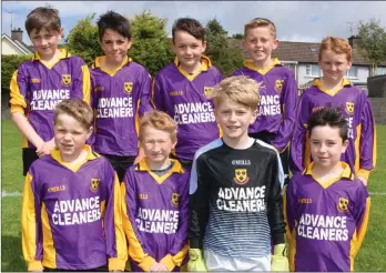  ??  ?? Wexford Albion A. Back (from left): Ben Mallon, Fabio Valentini, Conor Shortall, Seán Denton, James Kirby. Front (from left): Seán O’Connor, Jake Kelly, William Gaul, Evan Donohue (capt.). Missing: Seán McCleane.