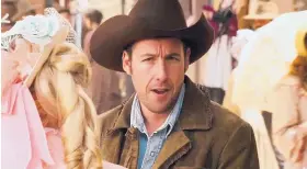  ?? SOURCE: NETFLIX ?? Adam Sandler’s 2015 film “The Ridiculous 6” was the first Netflix production to film in New Mexico.