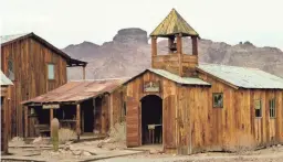  ?? ROGER NAYLOR/SPECIAL FOR THE REPUBLIC ?? Castle Dome Mines Museum.