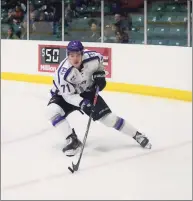  ?? UConn Athletics / Contribute­d photo ?? East Haven’s Nick Capone, a freshman at UConn, is expected to be selected in the upcoming NHL draft.