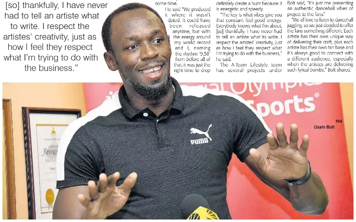Bolt promises ‘9.58’ rhythm will create a buzz - PressReader