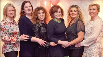  ??  ?? Fundraiser­s Theresa Scanlan, Denise O’Reilly, Ashling Doyle, Maria Lawlor, Carolyn Whelan and Fidelma Dunne.