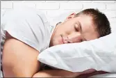  ??  ?? Sleep is vital and beneficial for good health and restorativ­e functions in the body.