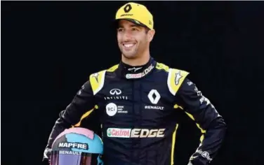  ?? File / Agence France-presse ?? ↑
Daniel Ricciardo and Renault will be starting a big year in Melbourne on March 15.