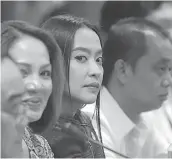  ?? Senate PRIB/PHILSTAR.COM ?? In her weekly column, Presidenti­al Communicat­ions Assistant Secretary Mocha Uson said she prefers a private life as she expressed her supposed disdain for politics.