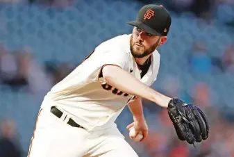  ?? Scott Strazzante / The Chronicle ?? Left-hander Alex Wood, who pitched for the Dodgers for five seasons and won a World Series ring with them last year, will start Game 3 of the Division Series for the Giants.