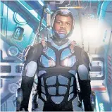  ??  ?? Boyega leads a team of pilots in a bid to save humanity in “Pacific Rim Uprising.” He’s also a producer of the film.