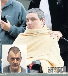  ??  ?? Soham Killer Ian Huntley; (inset) Kevin McCarthy