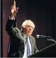  ??  ?? Bernie Sanders captured 23 states out of 50 in fight to be Democratic candidate