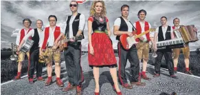  ??  ?? Die Partyband „Allgäuwild“wird das Ersinger Festzelt rocken. FOTO: OH