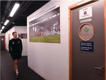  ??  ?? Ronan Finn will be up against his former team-mates when Dundalk return to Tallaght Stadium tonight