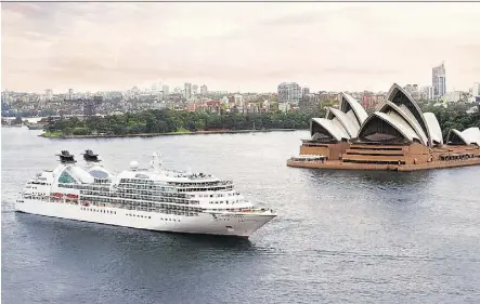  ?? SEABOURN ?? The luxury line Seabourn offers all-inclusive voyages around the world.